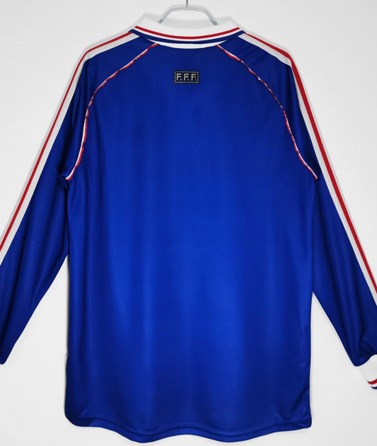 France Retro 1998 Long Sleeve Jersey - Size S to 2XL - TBE Locker