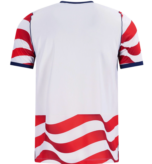 USA 2026 World Cup Home Jersey White Red Blue Football Shirt