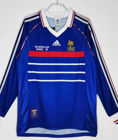 France Retro 1998 Long Sleeve Jersey