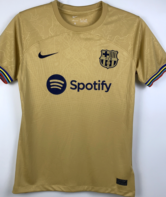 Barcelona 22/23 4th Away Gold jersey