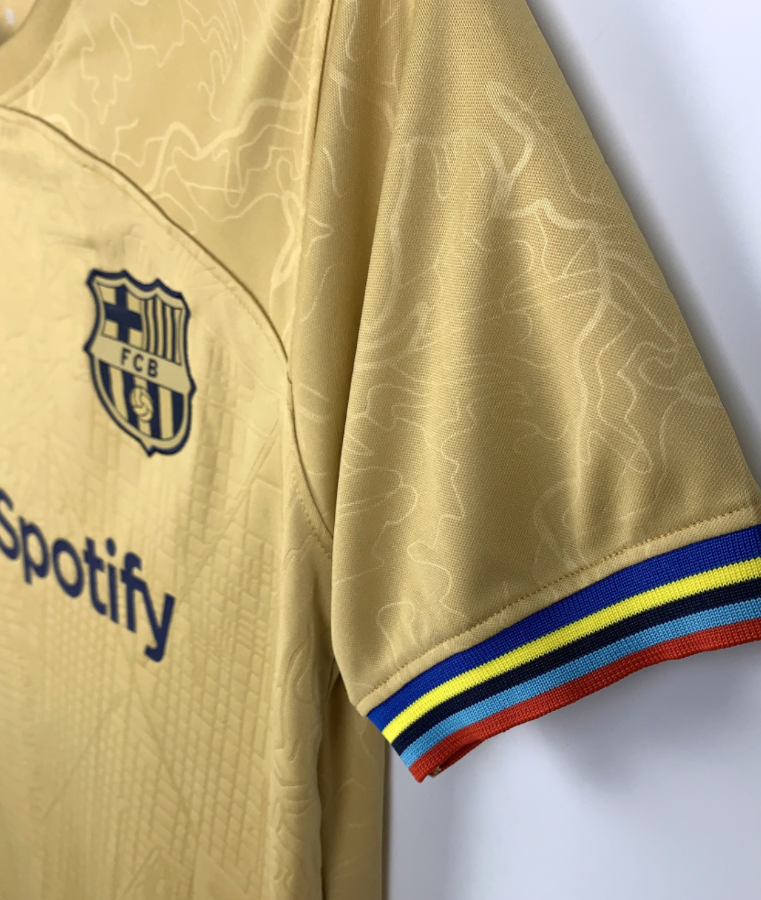 Barcelona 22/23 4th Away Gold jersey