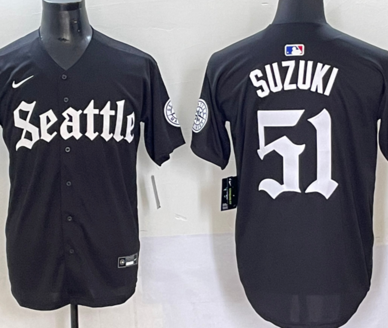 Mariners Black 5th Generation Jersey