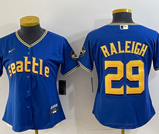 Mariners City Connect Blue-Gold Jersey