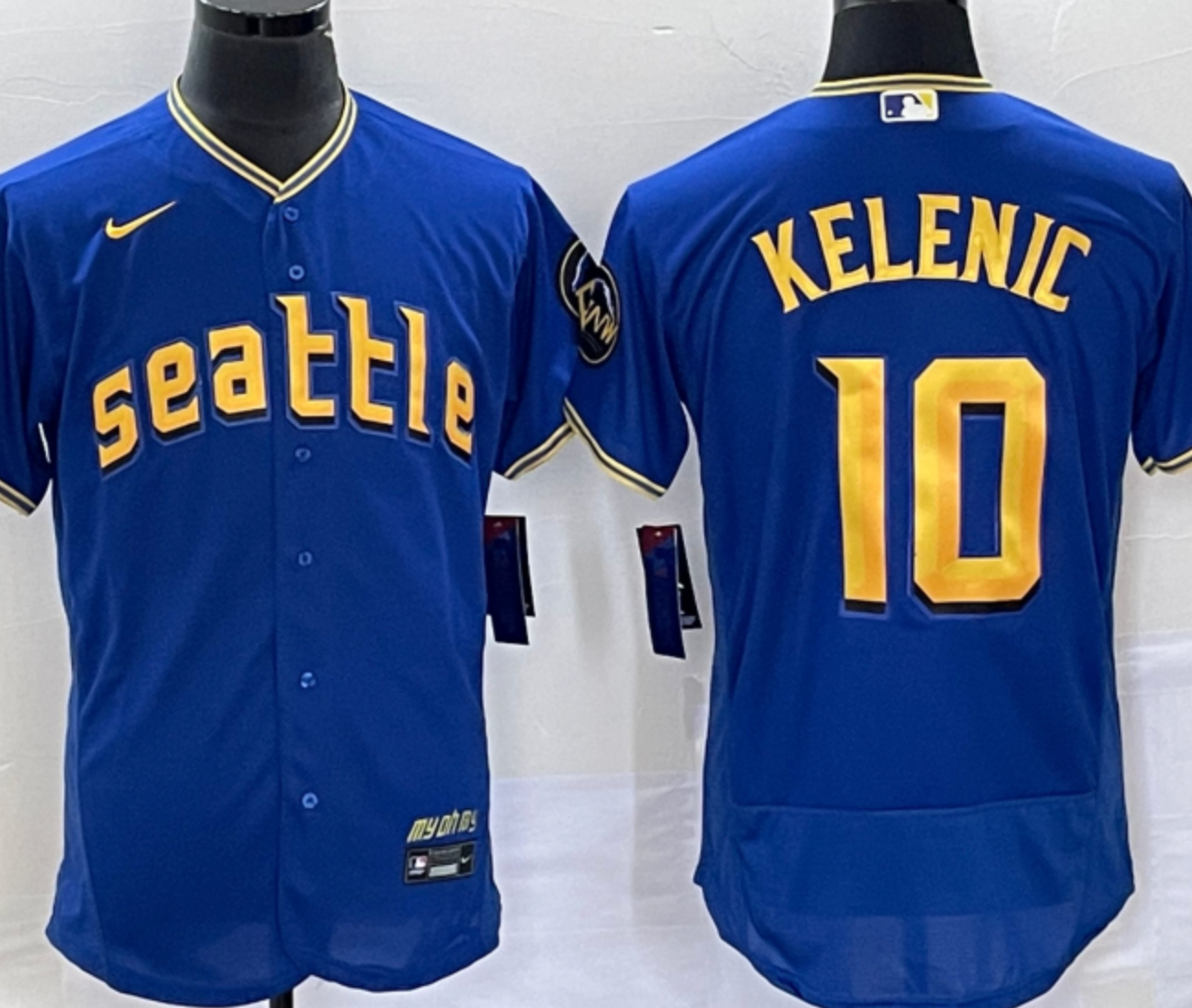 Mariners City Connect Blue-Gold Jersey