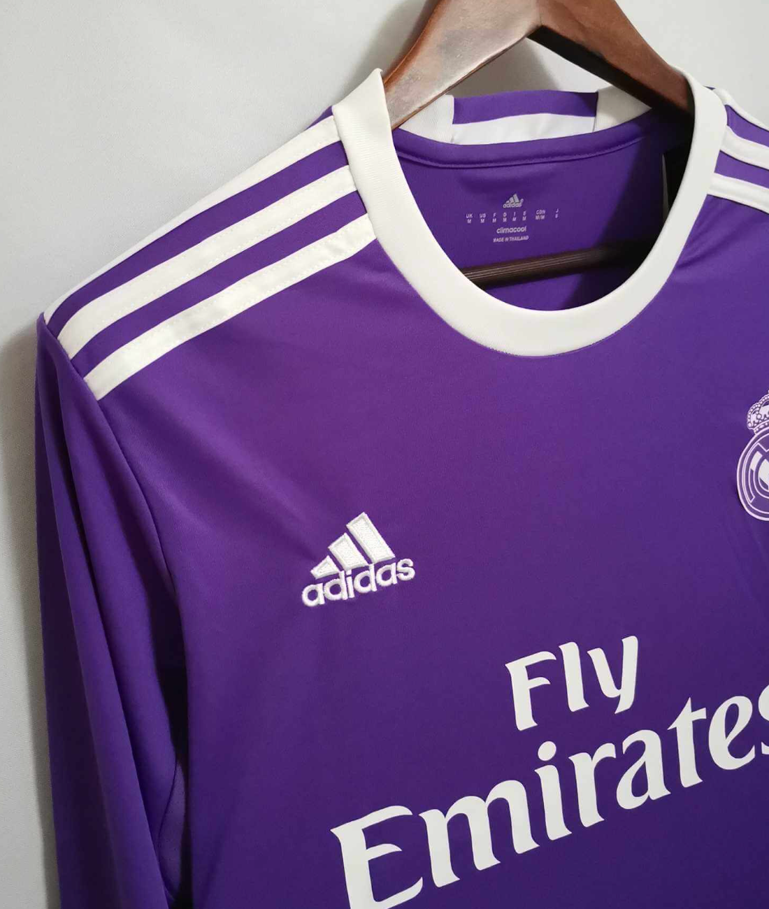 Real Madrid Purple Long Sleeve 2016/2017 Jersey