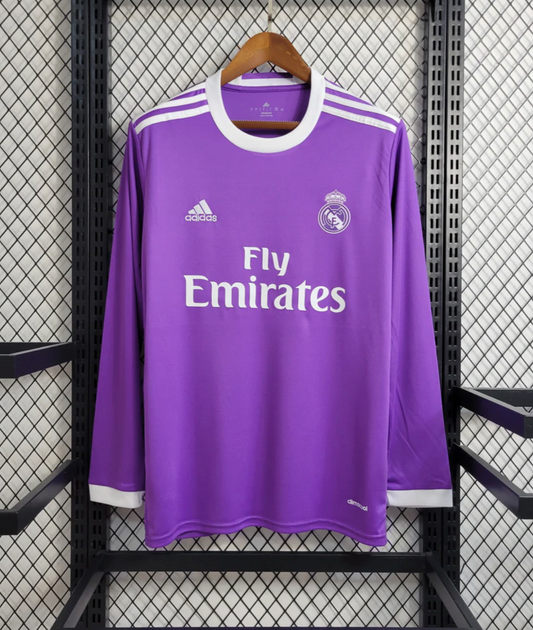 Real Madrid Purple Long Sleeve 2016/2017 Jersey