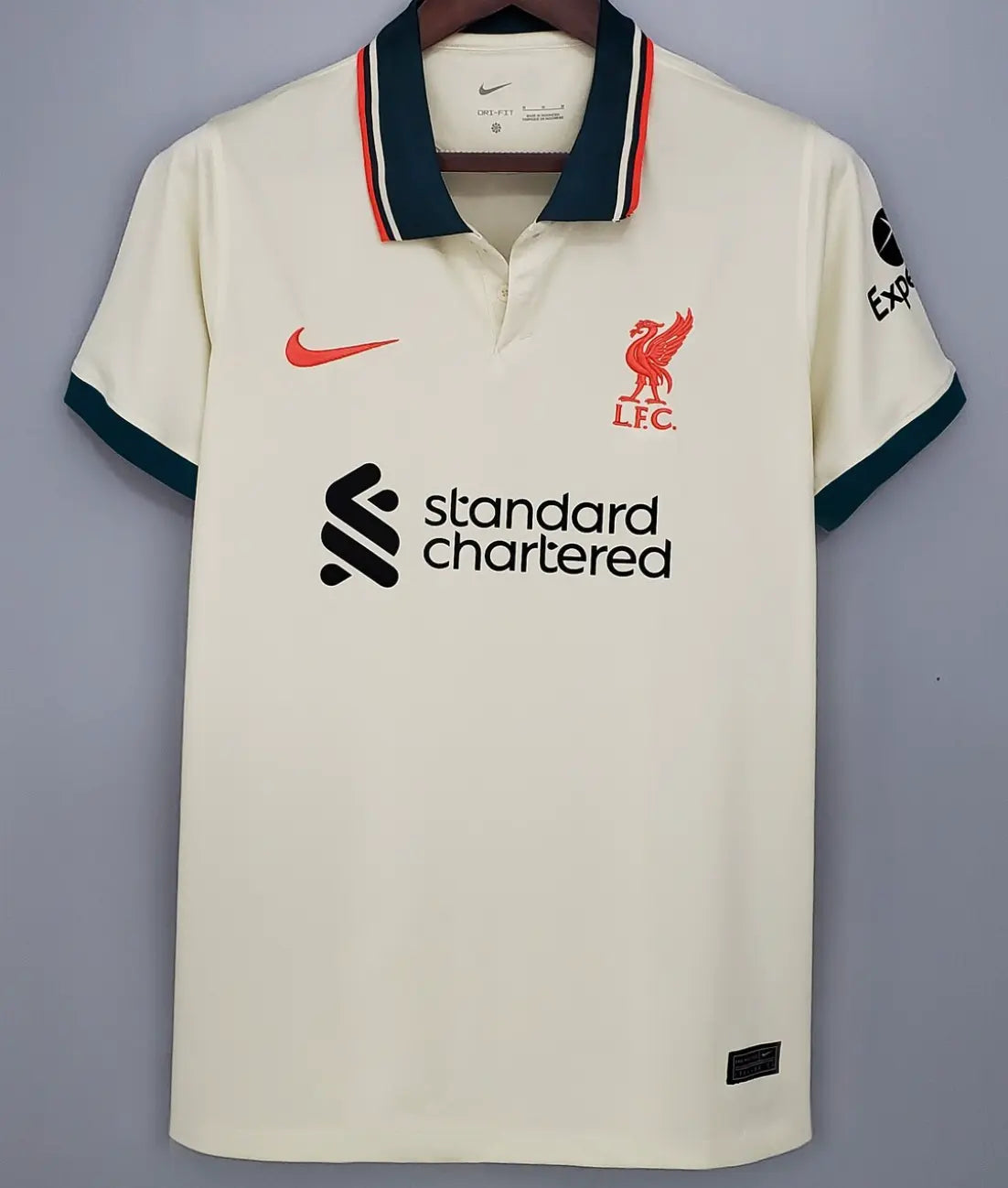 Liverpool 21/22 Away Beige Jersey - Size S to 2XL - TBE Locker