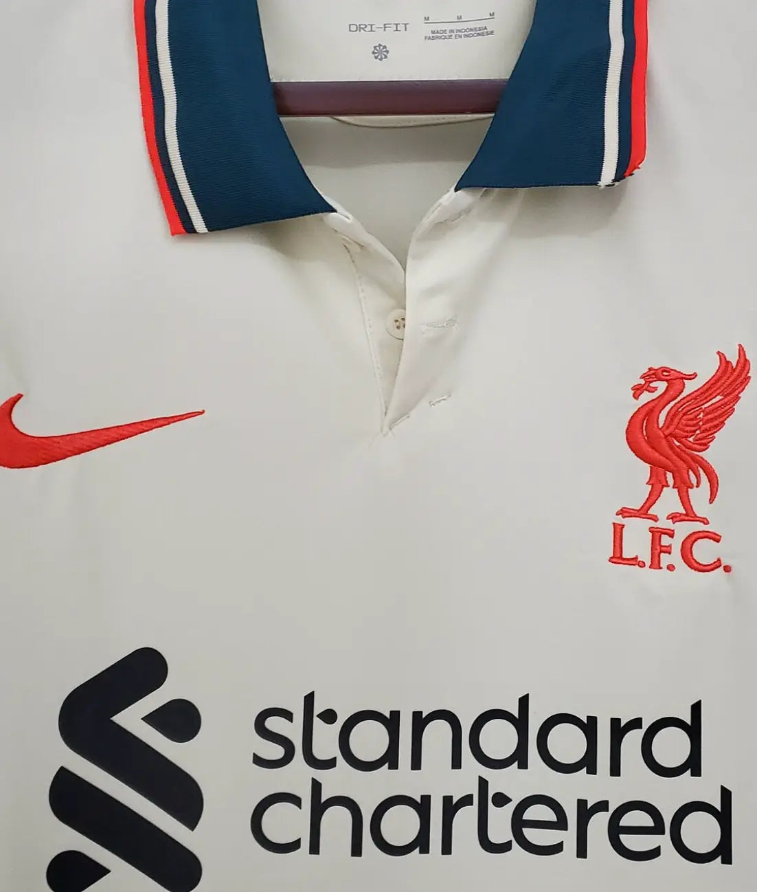 Liverpool 21/22 Away Beige Jersey - Size S to 2XL - TBE Locker