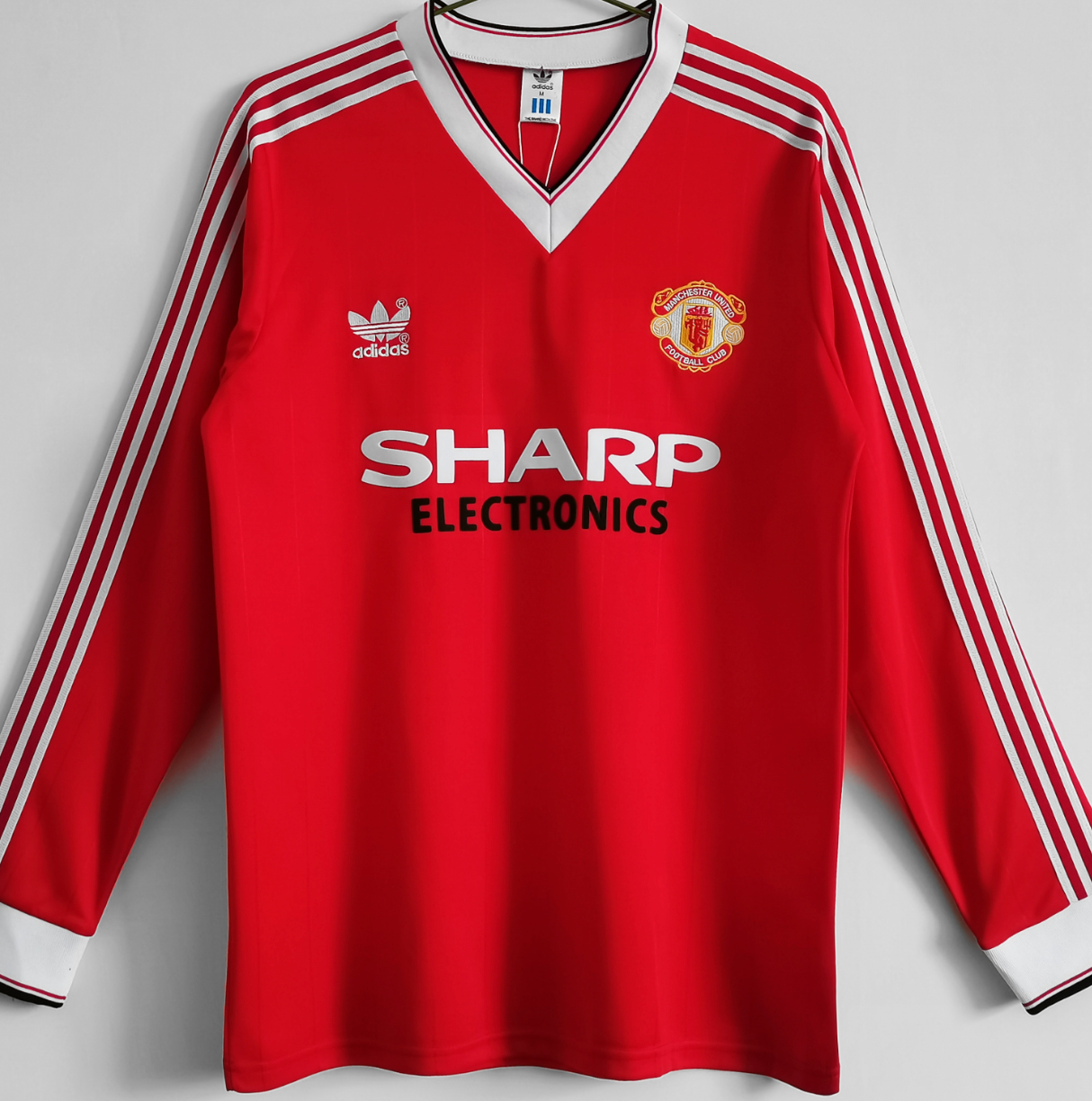Manchester United 1983 Retro Long Sleeve Jersey – Classic Vintage Kit