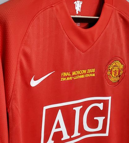 Manchester United 2008 Champions League Final Jersey – Moscow Retro Kit