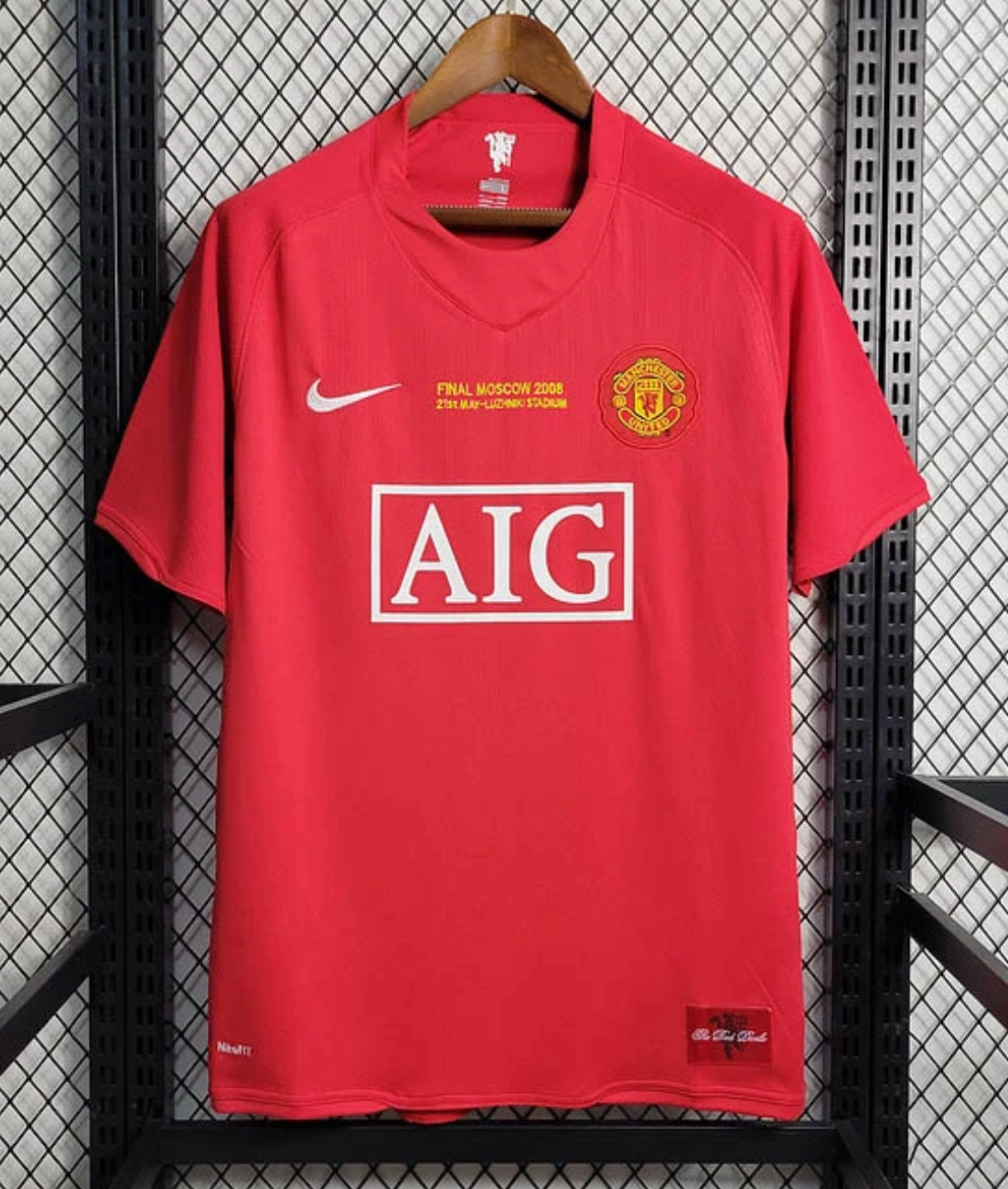 Manchester United 2008 Champions League Final Jersey – Moscow Retro Kit