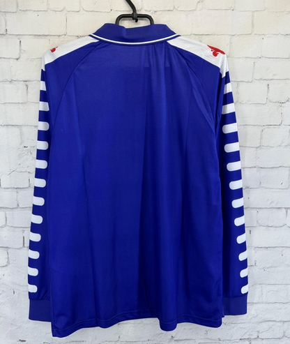 Fiorentina 1998-99 Home Long Sleeve Retro Jersey | Classic 90s Viola Soccer Shirt