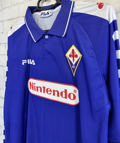 Fiorentina 1998-99 Home Long Sleeve Retro Jersey | Classic 90s Viola Soccer Shirt