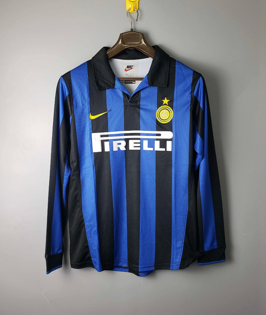 Inter Milan 1998-99 Home Long Sleeve Retro Jersey