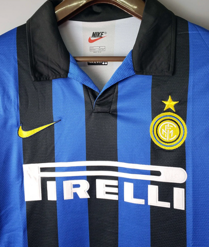 Inter Milan 1998-99 Home Long Sleeve Retro Jersey