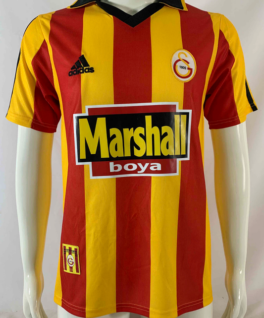 Galatasaray 1999/2000 Retro Home Jersey – UEFA Cup Champions Classic Football Shirt
