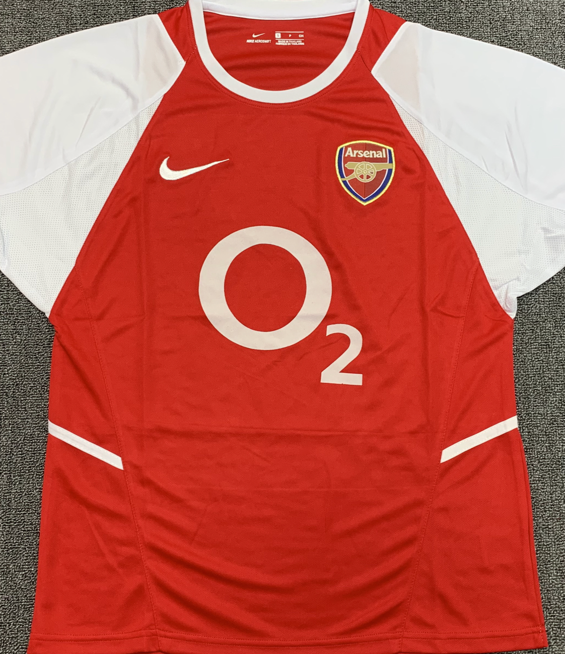 Arsenal 2002/03 Retro Home Jersey – Classic O2 Era Kit