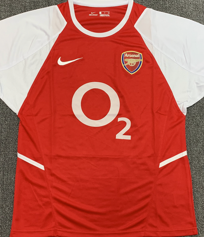 Arsenal 2002/03 Retro Home Jersey – Classic O2 Era Kit