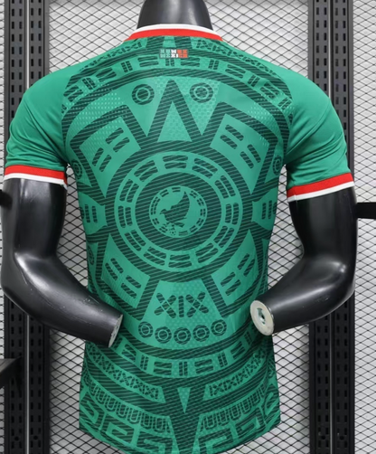 Mexico 2026 World Cup Home Jersey Green Aztec Football Shirt