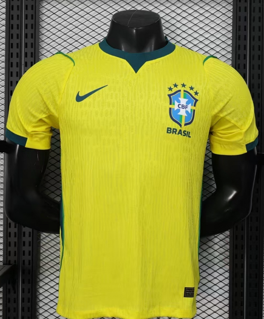 Brazil 2026 World Cup Home Jersey Yellow Green Football Shirt