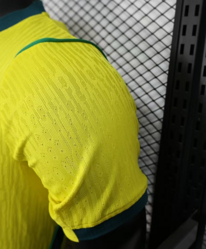Brazil 2026 World Cup Home Jersey Yellow Green Football Shirt
