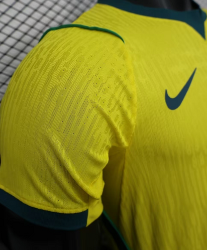 Brazil 2026 World Cup Home Jersey Yellow Green Football Shirt