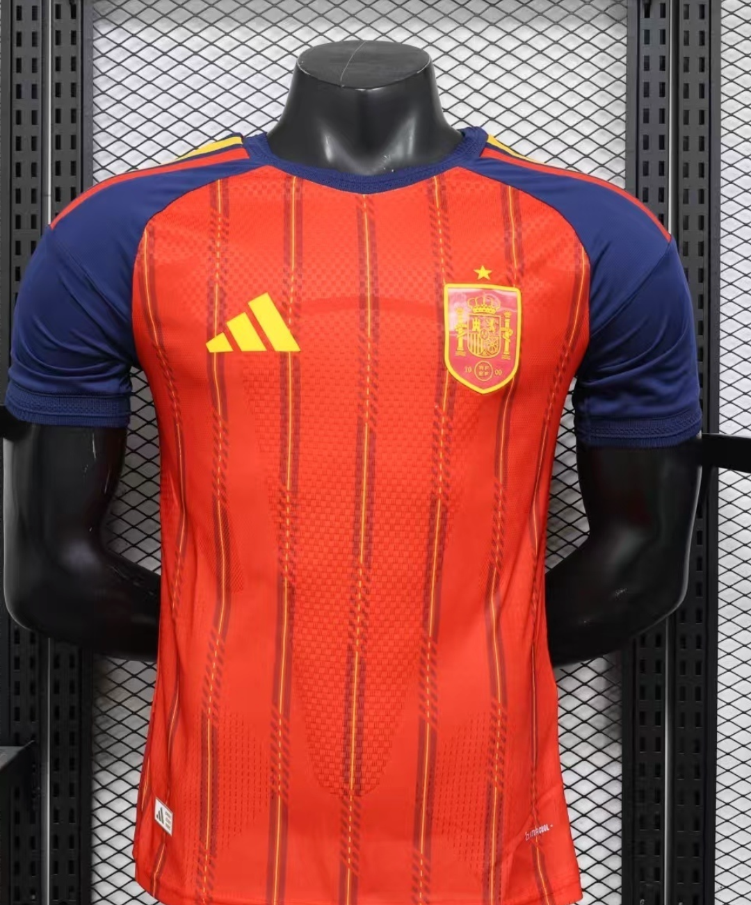 Spain 2026 World Cup Home Jersey Red Yellow Football Shirt