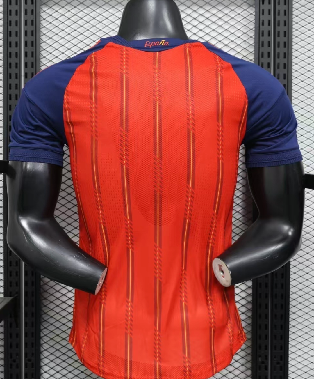 Spain 2026 World Cup Home Jersey Red Yellow Football Shirt