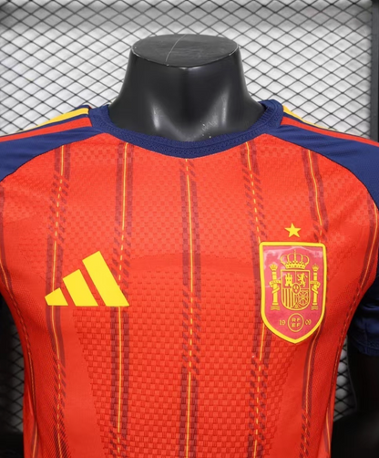 Spain 2026 World Cup Home Jersey Red Yellow Football Shirt
