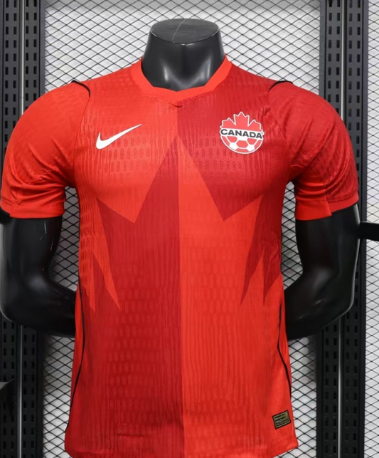 Canada 2026 World Cup Home Jersey Red Maple Leaf Football Shirt