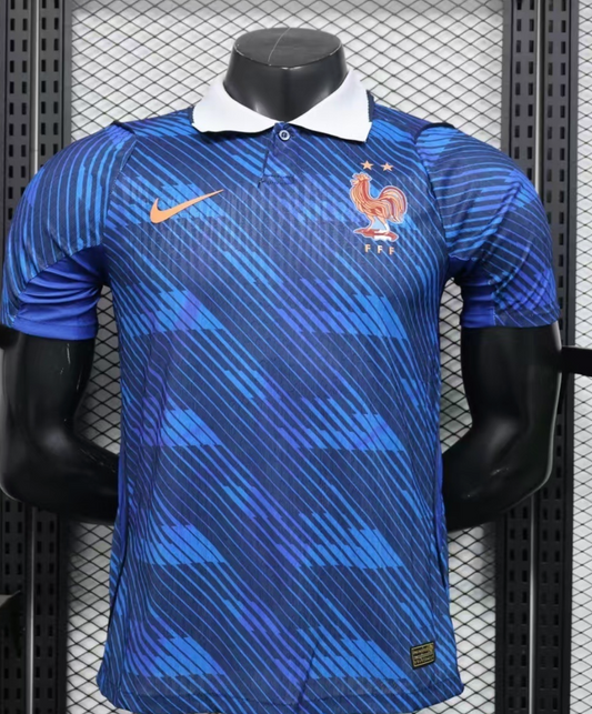 France 2026 World Cup Home Jersey Blue Gold Football Shirt